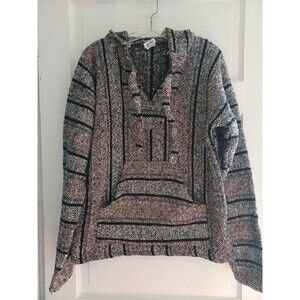 Öland Baja hoodie pullover top mens M hippie beach skater surf retro sweatshirt